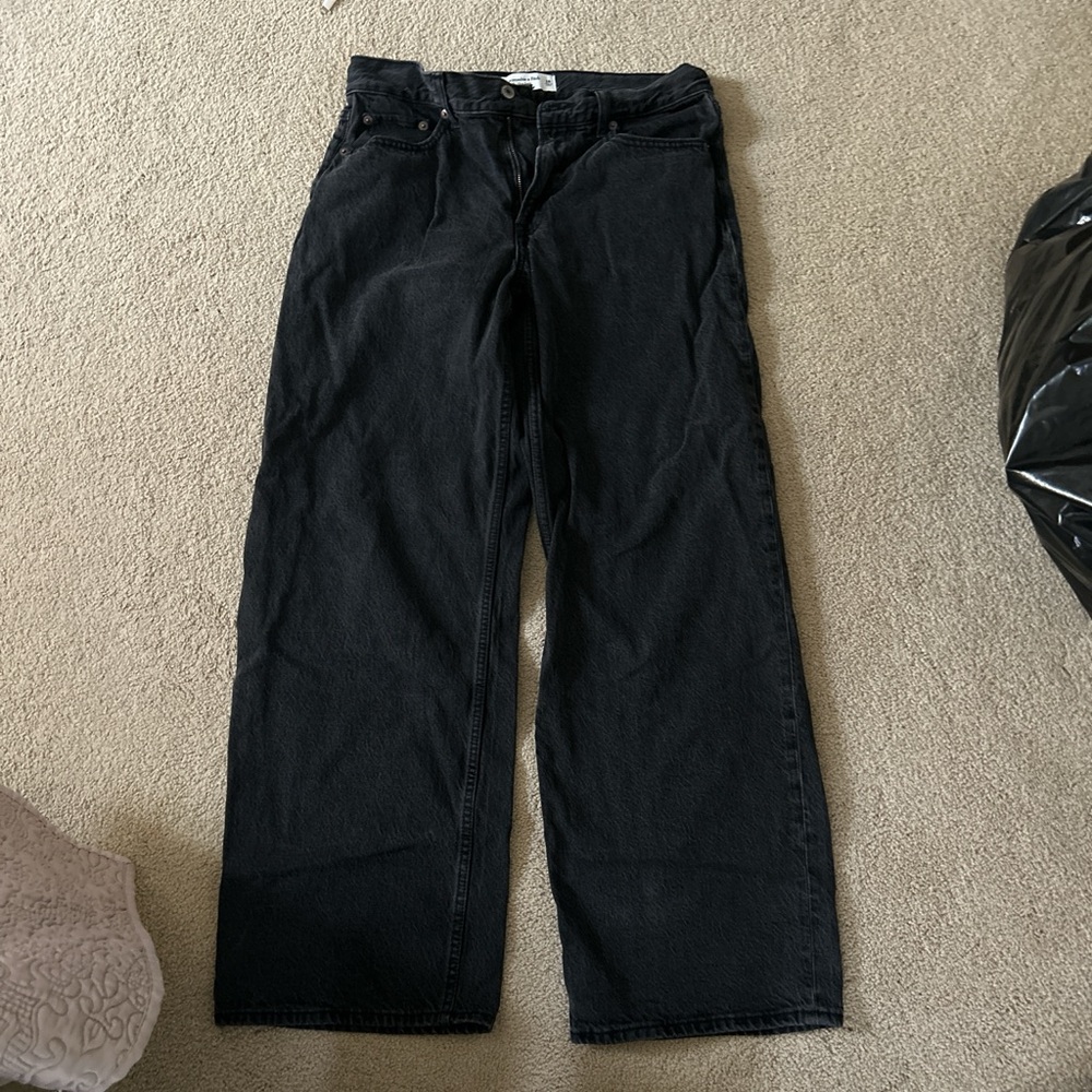 Abercrombie & Fitch Men's Black Corduroy Pants